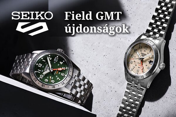 Új Seiko 5 Sports Field GMT modellek tábori hangulatban