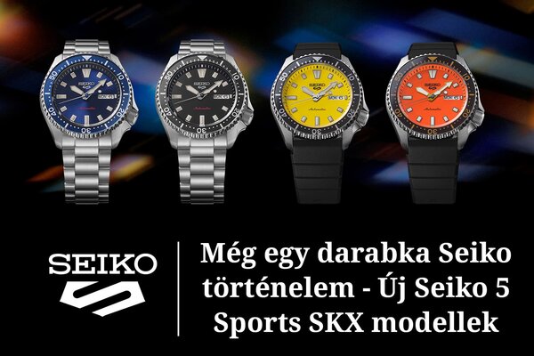 Még egy darabka Seiko történelem - új Seiko 5 Sports SKX modellek 