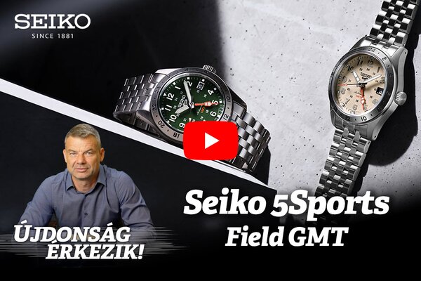Újdonság érkezik! Seiko 5Sports Field GMT