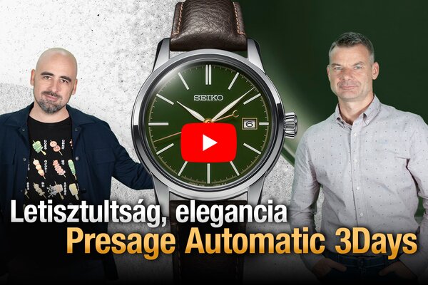 Letisztult, elegáns Presage Automatic 3Days - Seiko Boutique TV S04E22