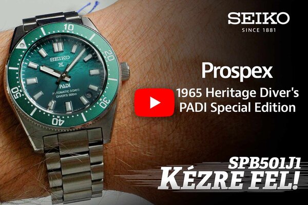 Kézre fel! Prospex SPB501J1 1965 Heritage Diver's PADI Special Edition