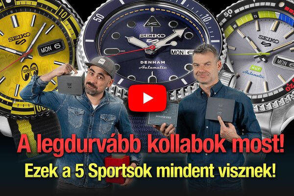 A legdurvább kollabok most! Ezek a 5 Sportsok mindent visznek! Seiko Boutique TV S05E34